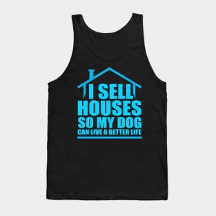 Realtor Life Fathers Day Gift Funny Retro Vintage Tank Top